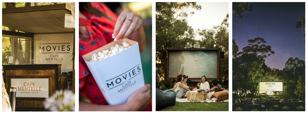 Outdoor Movie Under The Stars at the Cape Mentelle Margaret River’s Outdoor cinema
